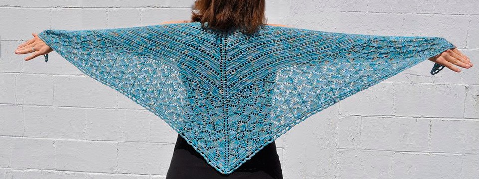 Wailea Shawl in Panda Silk