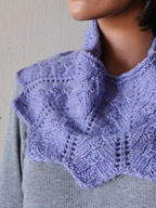 Pyramid Lace Cowl in Allegro Aran