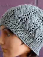 Cables 'n Lace Hat in Allegro Lace