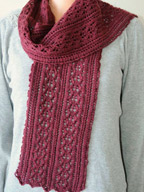 Bourdeaux Scarf in Allegro Lace