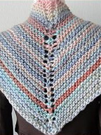 Triangle Shawlette in Chunky Mochi