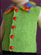 Baby Vest in Cotton Chenille & Kiddo