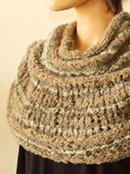 Easy Cowl-Capelet in Inca Clouds