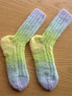 Rainbow Socks in Kid Merino