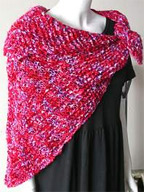 Triangle Shawlette in Kid Merino & Party