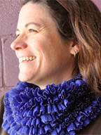 Tutu Lame & Merino 5 Ruffled Cowl