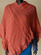 Irish Cable Poncho