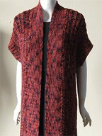 Long Kimono Vest in Merino 5