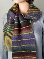 Parallel Lines Scarf in Mini Mochi