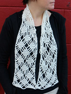 Panda Pearl Spider Lattice Scarf