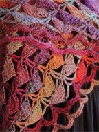 Shell Stitch Shawl in Sausalito