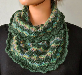 Danube & Merino5 Estonian Infinity Scarf