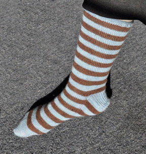 Allegro Lace Striped Socks