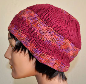 Cotton Twirl Geometric Hat