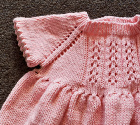 Cuddles DK Little Girl's Dress (detail)