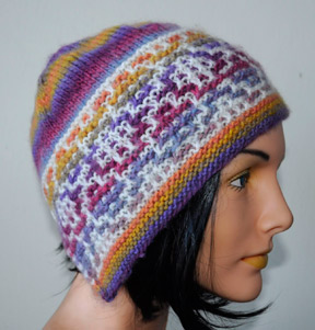 Mosaic Hat  in Mochi Plus