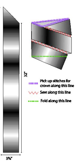 Swirl Hat schematic