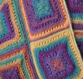 Mochi Plus Mitered Square Stole (detail)