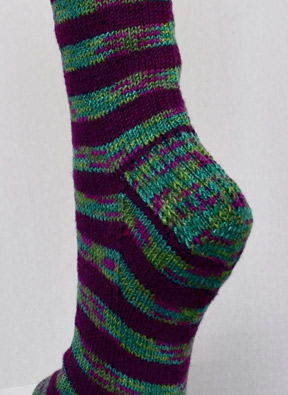 Panda Silk Striped Socks (detail)